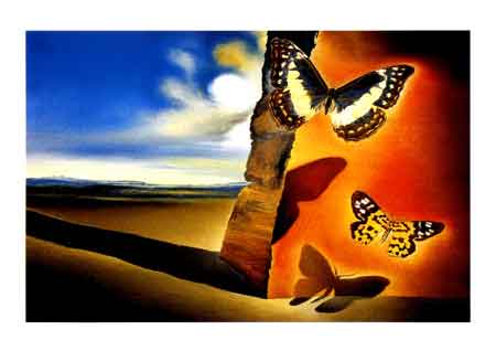 Paysage Aux Papillons