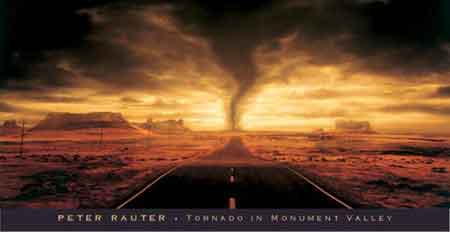 Tornado In Monument Valley